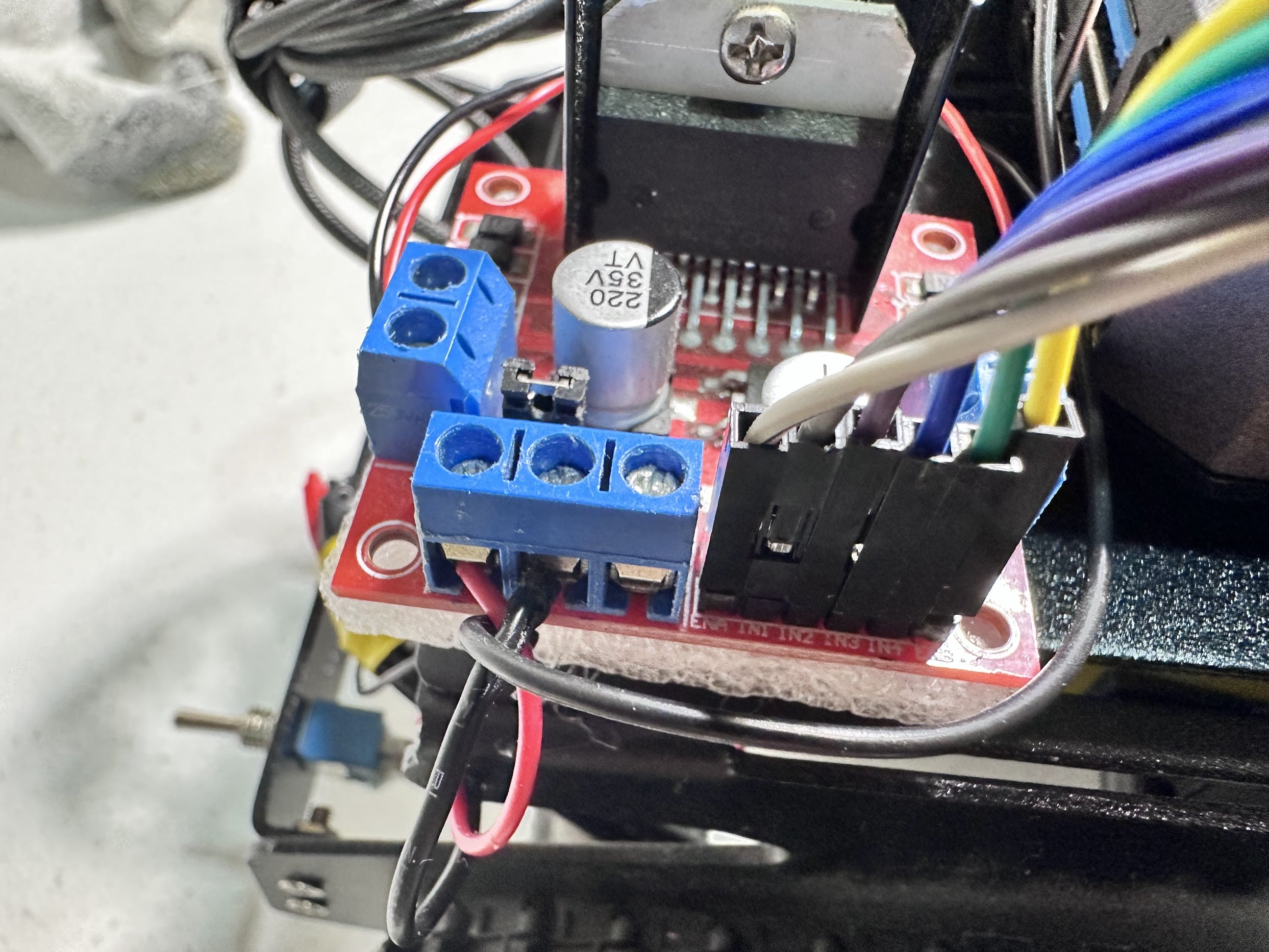 Pi Tank L298N Wireing