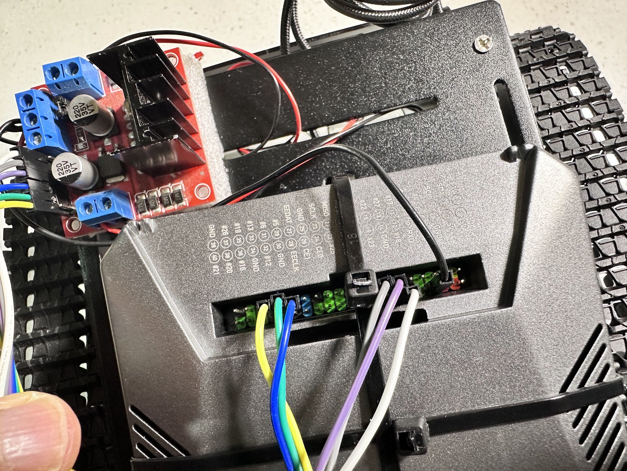 Pi Tank Pi Wiring